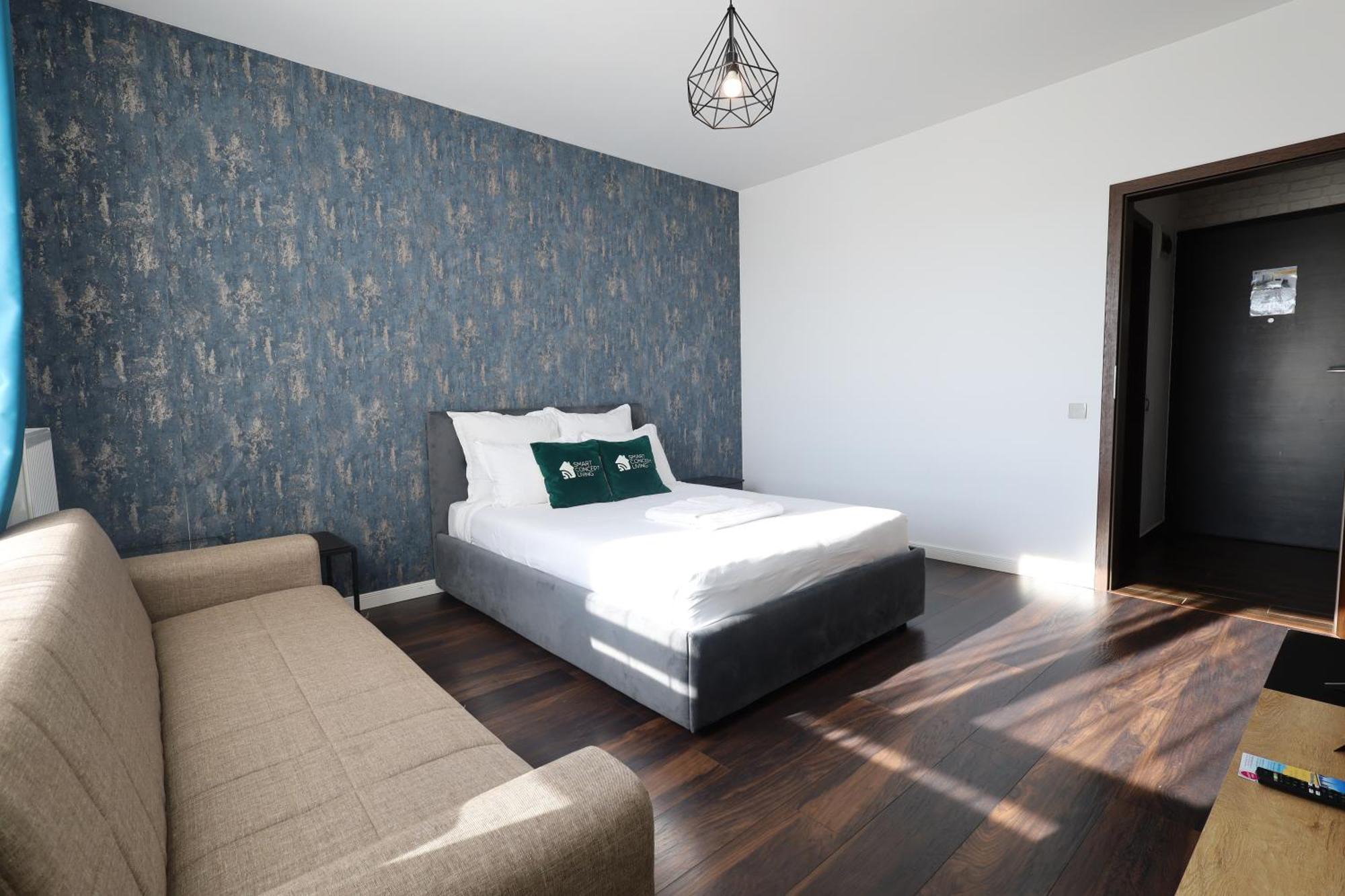 Ferienwohnung Smart Concept Living Plaza Bukarest Zimmer foto